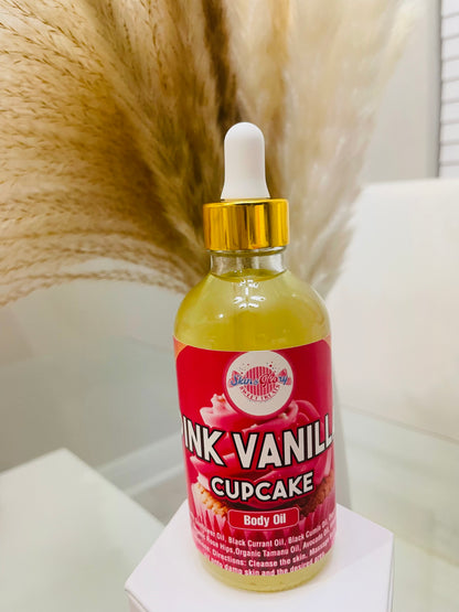 Pink Vanilla Cupcake Body oil