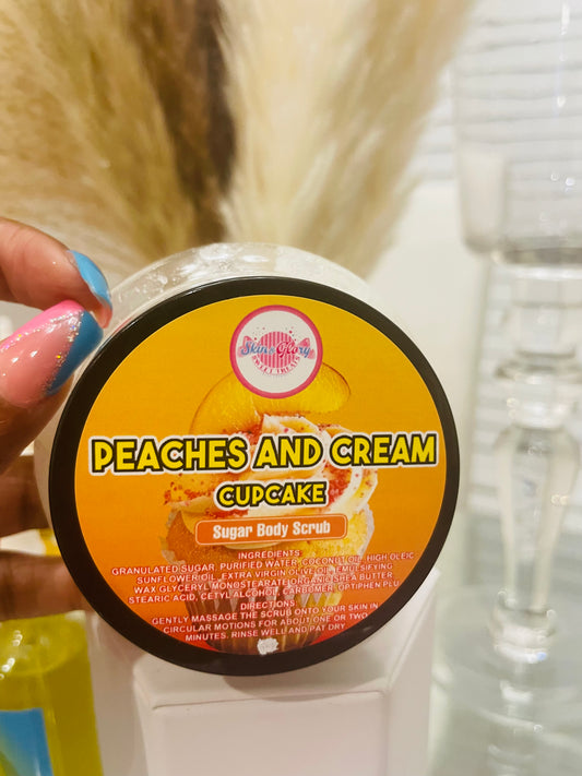 Peaches & Cream Cupcake Sugar Body Scrub