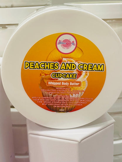 Peaches & Cream Cupcake Whipped Body Butter