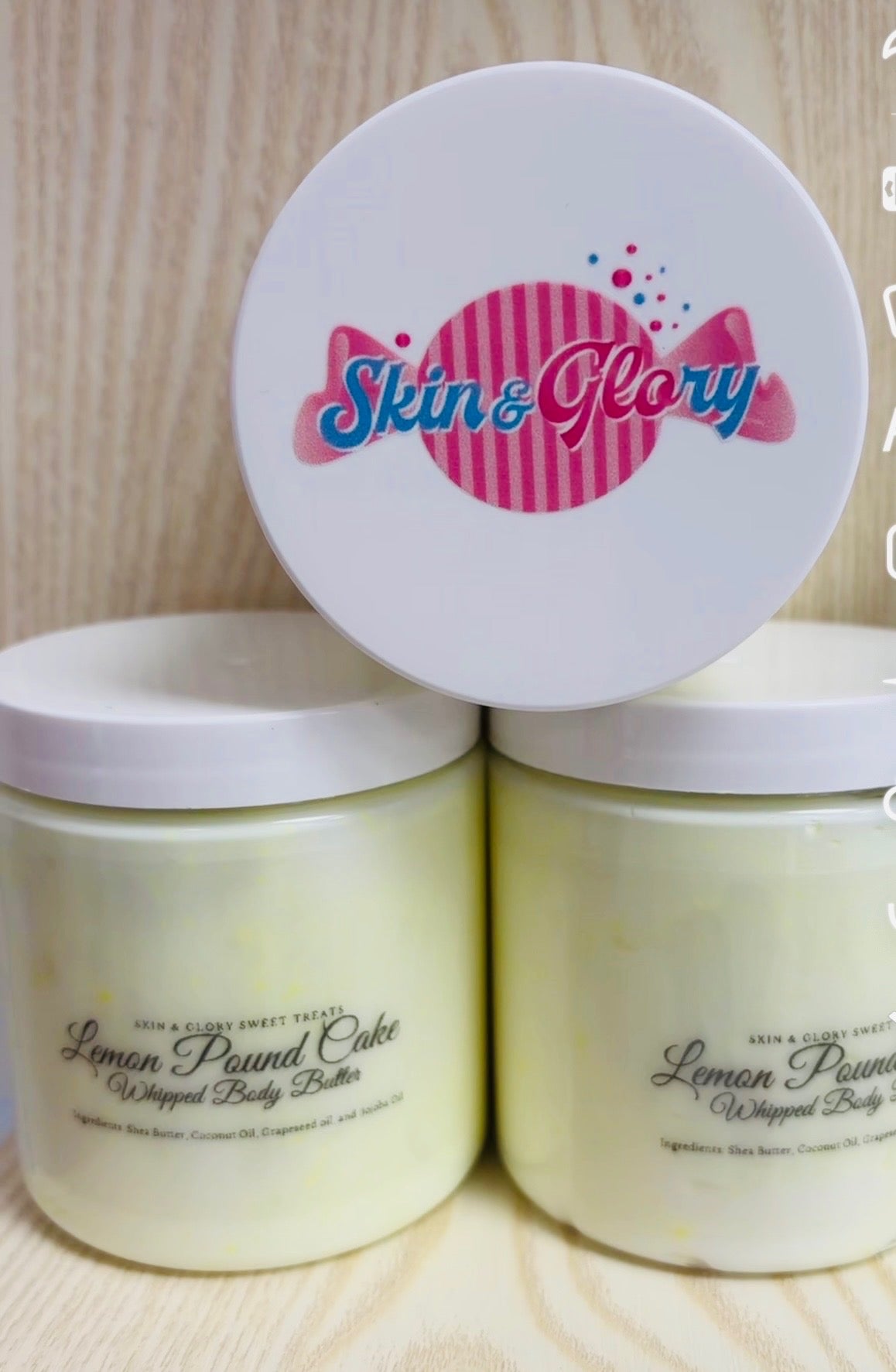 🍋Lemon Pound Cake Whipped Body Butter (8oz) (Copy)